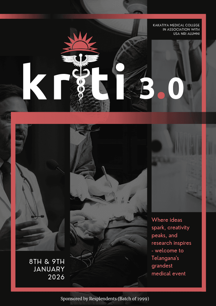 Kriti Brochure Front Page