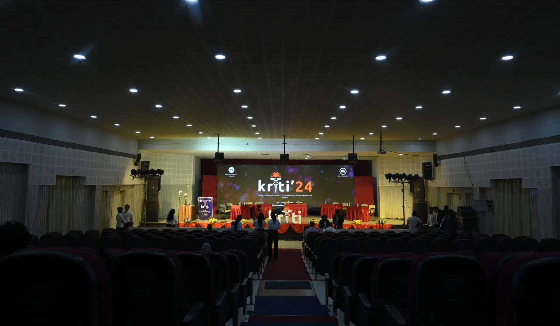 Delegates gathered at the Kriti medical conference